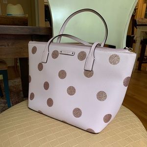 Kate Spade Polka Dot Pink Purse